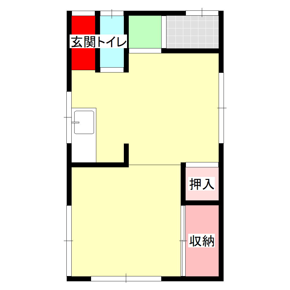 ヒルビュー神田 2階のおすすめ間取り画像